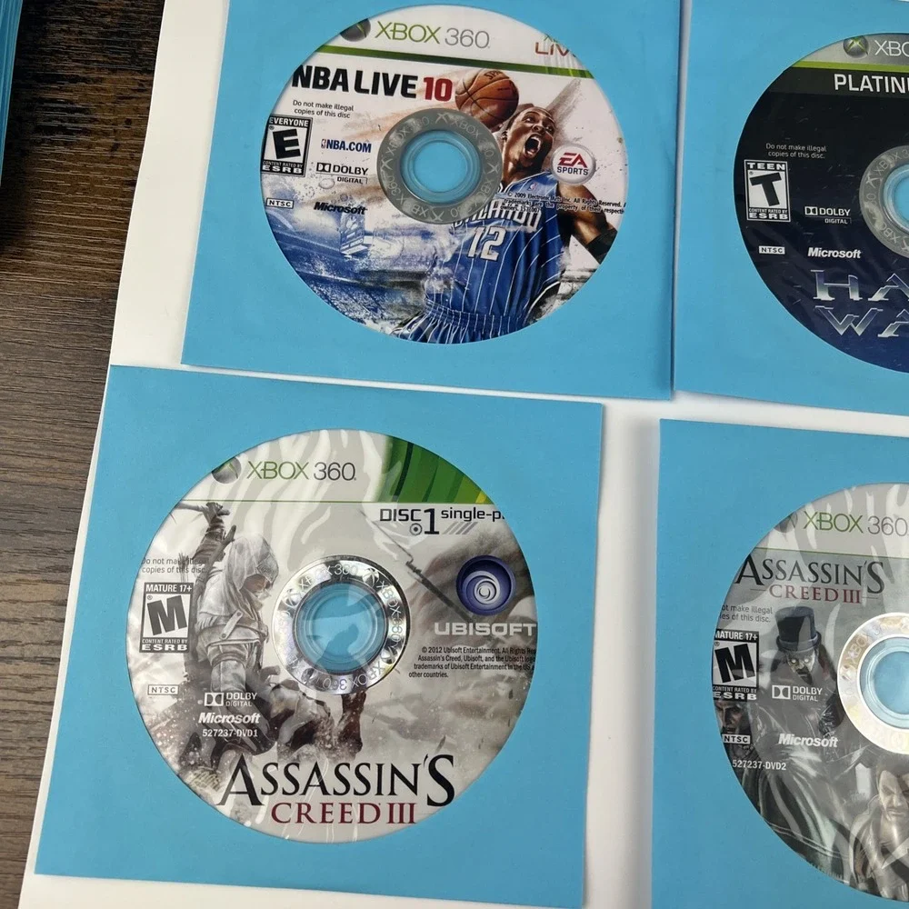 Multi Platform Loose Discs Video Game - Lot Of 50 - AS IS Untested Scratches #4